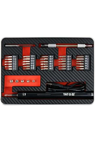 yato Ασύρματο Κατσαβίδι Ακριβείας, 3.6V, 39 Τεμάχια