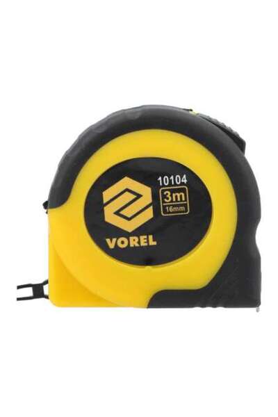 Vorel Ruletă 3Mx16Mm, Galben - Negru