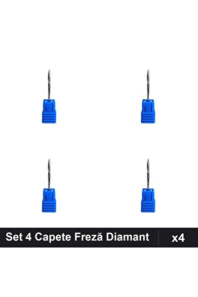 NAİLS Set 4 Capete Freză Diamant Unghii, Manichiura Profesională, Accesorii P...