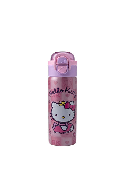 Hello Kitty Double Function Steel Flask with Lid 600ml 3834