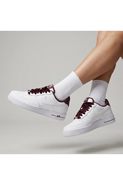 Nike Air Force 1'07 Vintage Women's White Sneakers Sportie (Slim Fit)