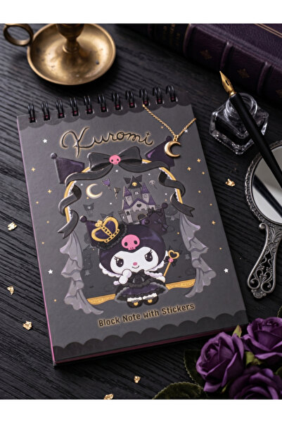 GiFi Kuromi & My Melody Lisanslı Stickerlı Bloknot Not Defteri