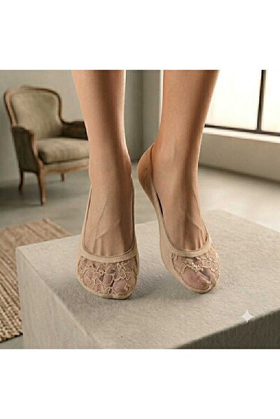 NoNameStore7 Set of 2 pairs, Women's thin "invisible" insoles with lace patte...