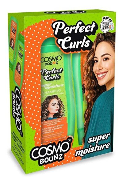 Cosmo مجموعة شامبو وبلسم بونز بيرفكت كيرلز للترطيب الفائق 400 مل