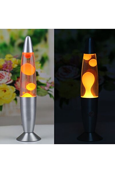 PROCART Lampă decorativă Lava Orange, 30W, înălțime 41 cm, alimentare la rețea