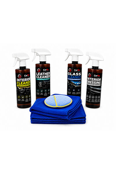 CARRO Pachet curatare interior auto , Interior Cleaner, Glass Cleaner, Leathe...