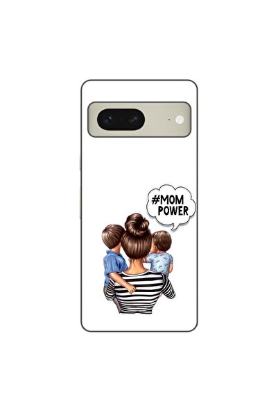 OEM Θήκη συμβατή με Google Pixel 8, από σιλικόνη gel TPU, μοντέλο  "Μαμά αγορ...
