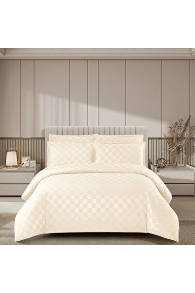 OEM Luxury hotel damask Duvet Cover Set - with Stretchy - 4 pieces 2 persons ...