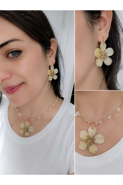 SUHEDA DESİGN çiçekli takı