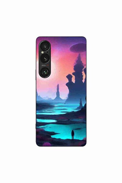 OEM Θήκη συμβατή με Sony Xperia 1 VI Σιλικόνης Gel TPU Μοντέλο Mystic Planet