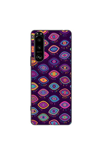 OEM Husa compatibila cu Sony Xperia 5 III Silicon Gel Tpu Model Tribal Eyes