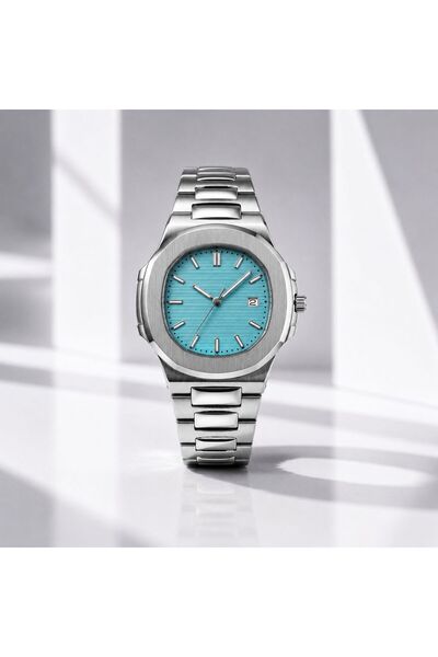 Eylemboutique Men's Steel Strap - Calendar - Stylish Design Wristwatch - Eşre...