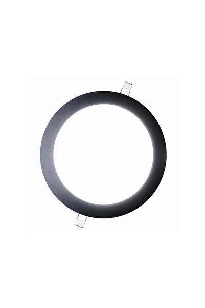 Lampist Siyah Çerçeveli Slim Sıva Altı Panel Led 3W 8,3 cm Beyaz Işık
