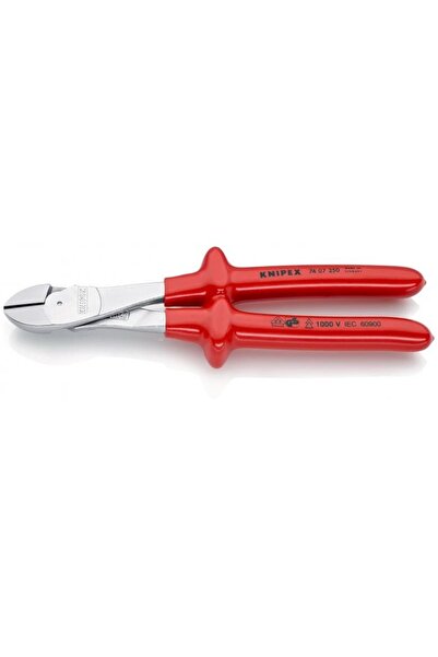 Knipex 74 07 250, Πλαγιοκόφτης Ατσαλοσύρματος, 1000V, VDE, με χυτή μόνωση, 250mm