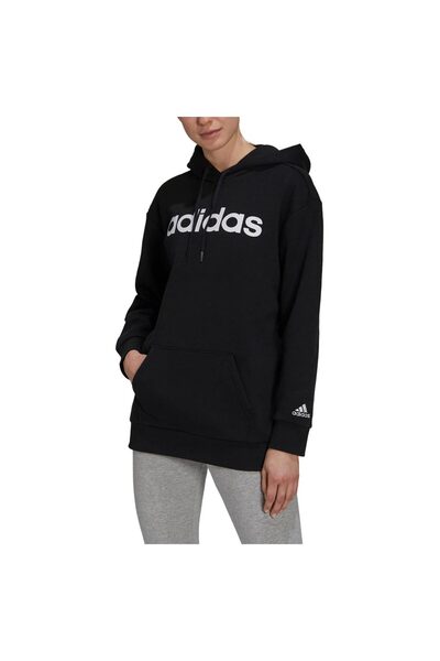 adidas Womens Essentials Oversized Fleece Hoodie XS