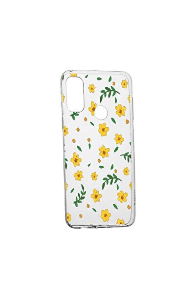 bestcase Θήκη με μικρά κίτρινα λουλούδια, για Oppo A15, ανθεκτική στη φθορά, ...