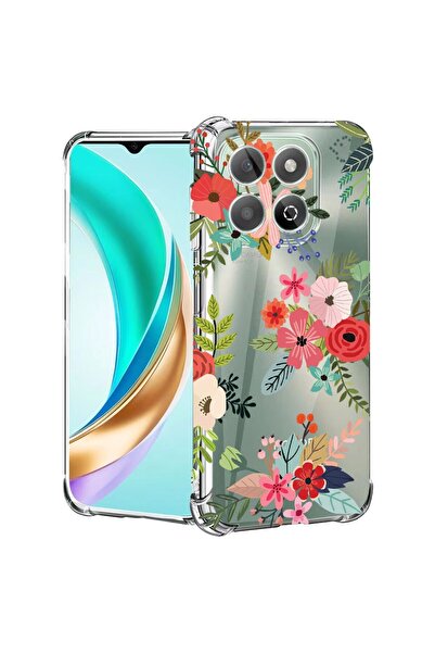bestcase Θήκη για Honor X7d / 400 Smart με σχέδιο λουλουδιών, Αντικραδασμική,...