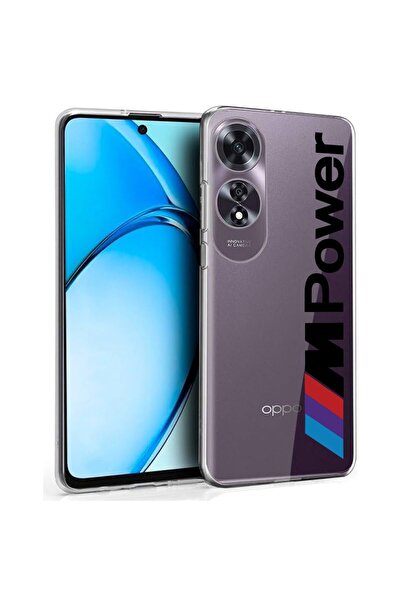 bestcase Калъф за OPPO A60 4G, Прозрачен силиконов 2ММ, BMW M Power, Удароуст...
