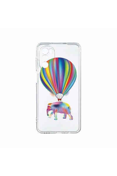 bestcase Husa Silicon, Compatibila Cu Motorola Moto G82 / Moto G52, Rainbow E...