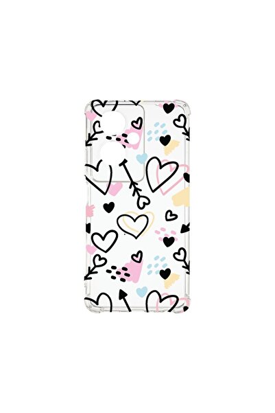 bestcase ¬Æ Husa Anti Shock 1.5MM, Compatibila Cu OPPO Reno 11F, Love Symbols...