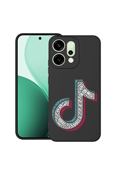 bestcase Θήκη για OPPO Reno14 5G με σχέδιο καλλιγραφίας TikTok, TPU Ματ Εξαιρ...