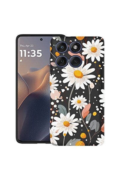 bestcase ¬Æ Husa TPU Ultra Slim Compatibila cu Motorola Moto G86 Power, Flora...