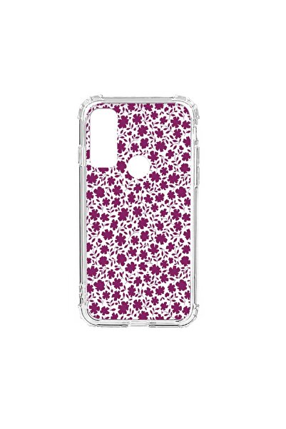 bestcase Husa Anti Shock Silicon Compatibila Cu Motorola Moto E40, Flowers Pa...