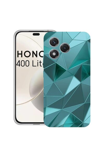 bestcase Husa pentru Honor 400 Lite 5G, BestCase¬Æ Clear Silicon 2MM, Green M...