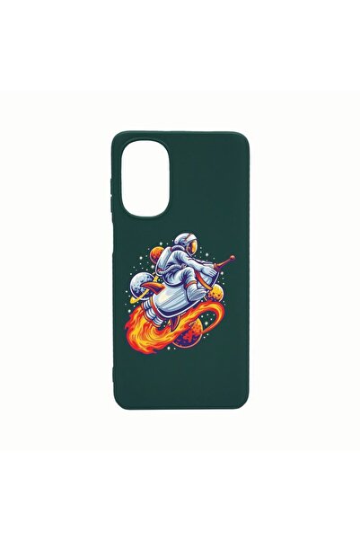 bestcase Husa Silicon, Compatibila Cu Motorola Moto E32s, Astronaut, Rezisten...
