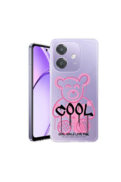bestcase Husă pentru OPPO A40 / A40M, BestCase® Silicon transparent 2MM, Ursu...
