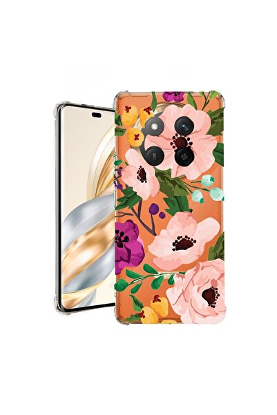 bestcase ¬Æ Husa pentru Honor Magic7 Lite, Anti Shock 1.5MM, Pastel Flowers, ...