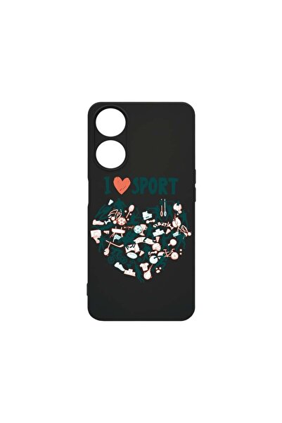 bestcase Λεπτή Θήκη Σιλικόνης 0.8MM, Συμβατή με OPPO A58 5G, Λατρεύω το Σπορ,...