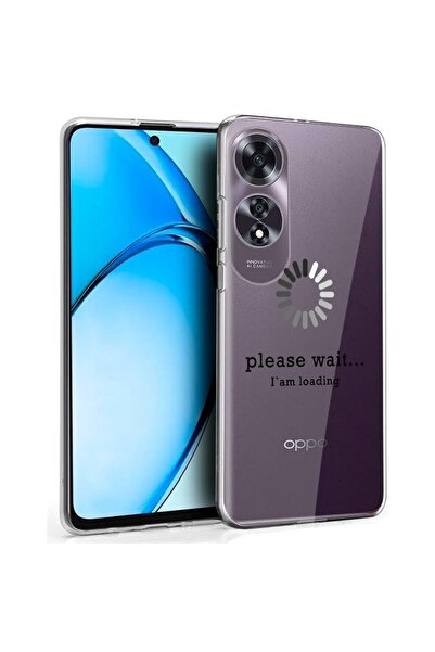 bestcase ¬Æ Husa pentru OPPO A60 4G, Clear Silicon 2MM, Please wait..., Antis...