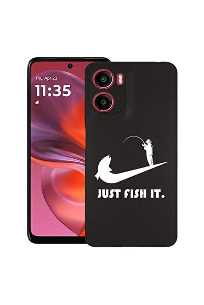 bestcase Husă pentru Motorola Moto G05, Just Fish It, Silicon subțire de 0.8M...