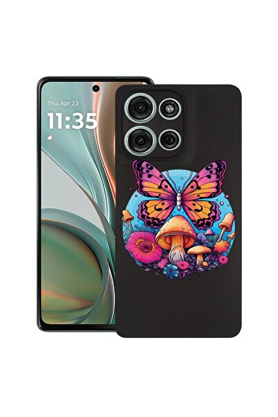 bestcase Калъф за Motorola Moto G15, Цветове на мечтите - Пеперуда, Тънък сил...