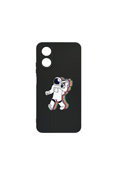 bestcase Тънък силиконов калъф 0.8ММ, съвместим с OPPO A38 4G, Walk On Moon, ...