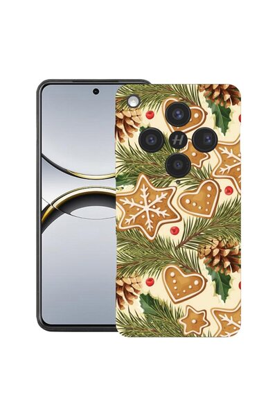 bestcase ¬Æ Husa Premium Silicone Compatibila cu OPPO Find X8, cu Design Xmas...