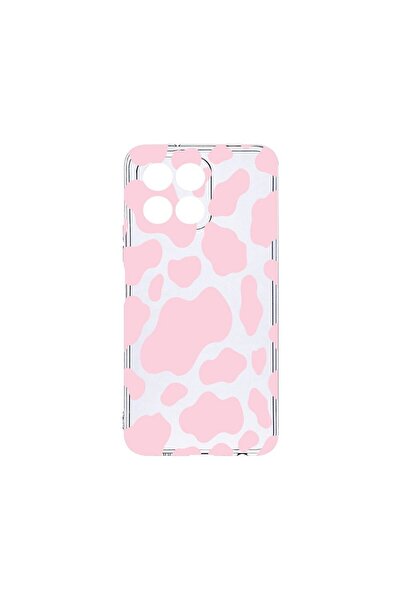 bestcase Husa BestCase¬Æ Clear Silicon, Compatibila Cu Honor X8 5G, Pink Cow,...