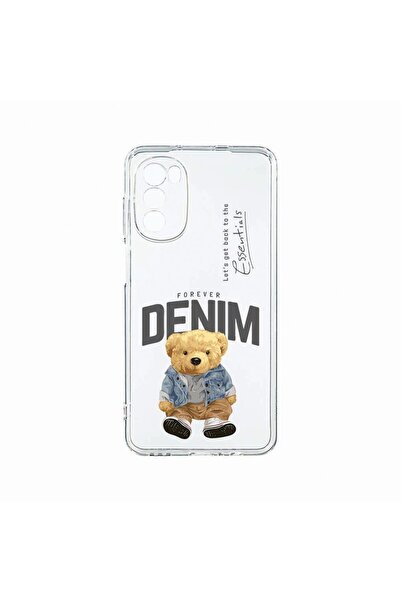 bestcase Husa Silicon, Compatibila Cu Motorola Moto G82 / Moto G52, Denim Sty...