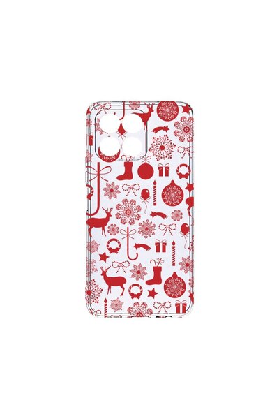 bestcase Husa BestCase¬Æ Clear Silicon 2MM, Compatibila Cu Honor X6a, Christm...