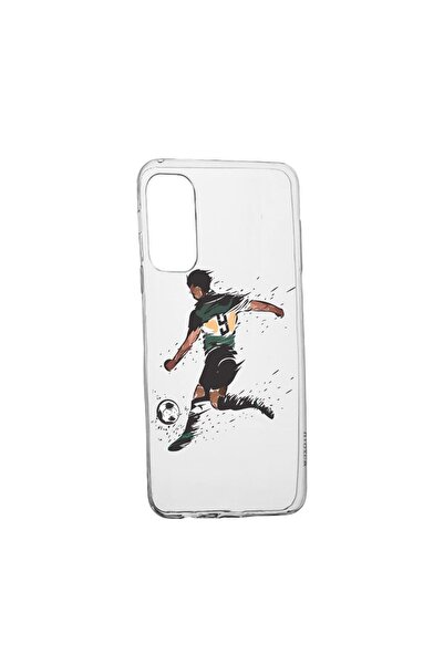 bestcase Θήκη σιλικόνης συμβατή με Huawei P50, Σχέδιο Ποδόσφαιρο, ανθεκτική σ...