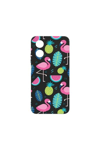 bestcase Λεπτή Θήκη Σιλικόνης 0.8MM, Συμβατή με OPPO A38 4G, Φλαμίνγκο, Προστ...