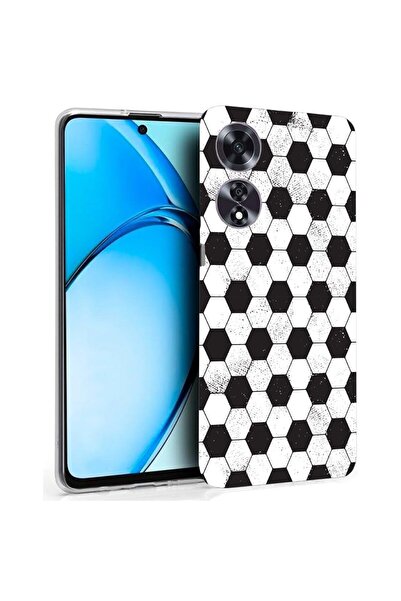 bestcase Husă pentru OPPO A60 4G, Silicon transparent 2MM, Model fotbal, Anti...