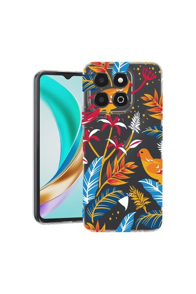 bestcase Husă pentru Honor X6b, BestCase® Silicon transparent 2MM, Păsări col...