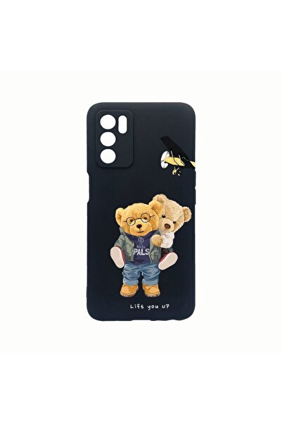 bestcase Husa Silicon, Compatibila Cu Oppo A16, Teddy Bear Lift me up, Rezist...