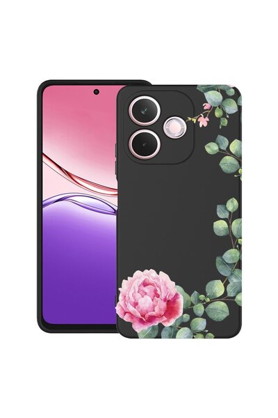 bestcase ¬Æ Husa TPU Ultra Slim Compatibila cu OPPO A5 Pro, Floral - Minimali...