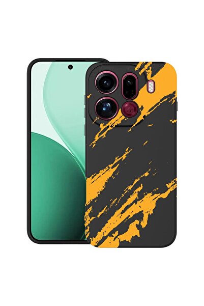bestcase Υπέρλεπτη Θήκη TPU Συμβατή με OPPO Find X9 Pro, με Σχέδιο Χρυσών Ριγ...