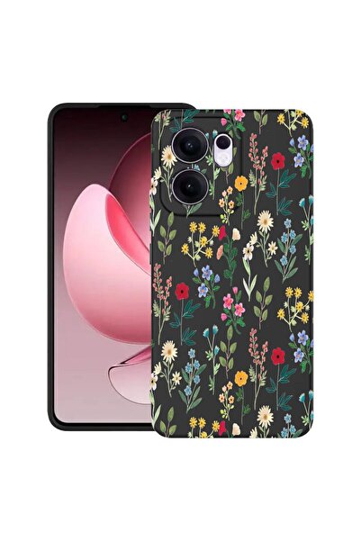 bestcase Husă pentru OPPO Reno13 F 5G, Silicon subțire premium de 1.2MM, Flor...