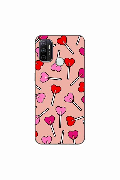 OEM Husa compatibila cu Oppo A53 Silicon Gel Tpu Model Valentines Heart Lolipops