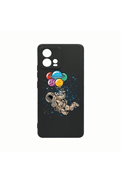 bestcase Husa Silicon, Compatibila Cu Motorola Edge 30 Fusion, Happy Astronau...
